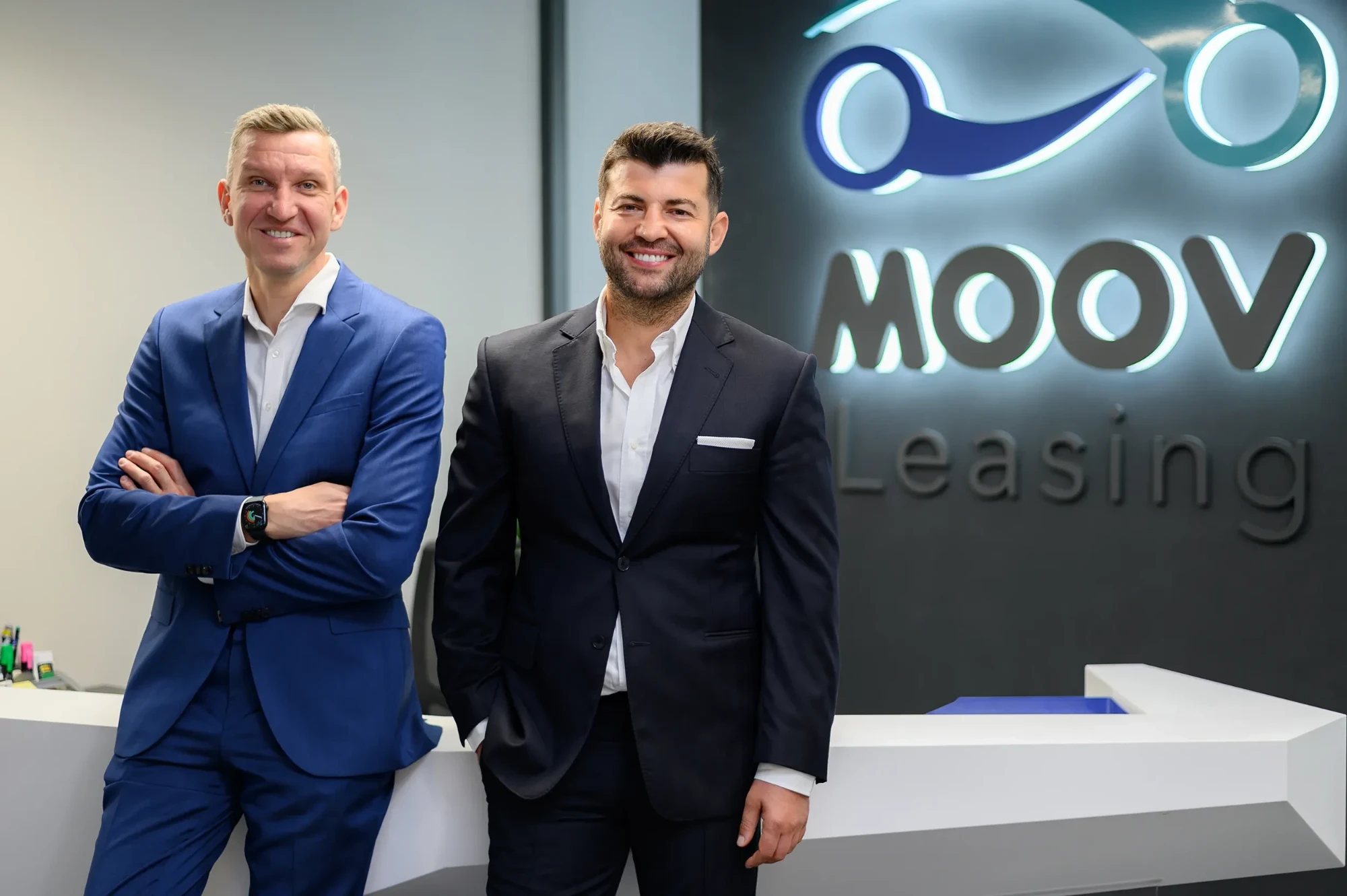 Mircea Dihel și Bogdan Speteanu, fondatorii MOOV Leasing